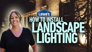 How to Install Landscape Lighting w Monica from The Weekender [upl. by Ennaxxor]