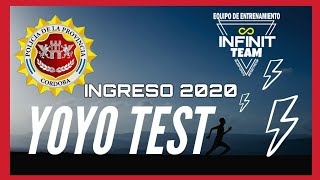 AUDIO YOYO TEST COMPLETO POLICIA DE CORDOBA 2020 🏃‍♂️🏃‍♀️⚠️ [upl. by Nepsa]