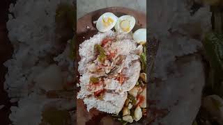 Eggs boil with fermented dry fish yam taro Curry mukbang [upl. by Nesilla]