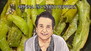 Nonna Pia Fries up Her Delicious Hot Peppers [upl. by Welton]