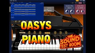 KORG Module amp Korg Gadget Updated with OASYS Piano IAP  Demo for the iPad [upl. by Brause]