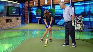 School of Golf How To Stop Hitting Fat Shots  Golf Channel [upl. by Suravat]