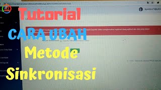 CARA UBAH METODE SINKRONISASI [upl. by Diskin]