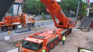 500 tons kraan van michielsens bij traverse in hilversum [upl. by Wellesley]