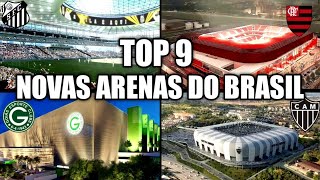 9 Futuras arenas do Brasil arenamrv estadiodoflamengo serrinha [upl. by Collum]