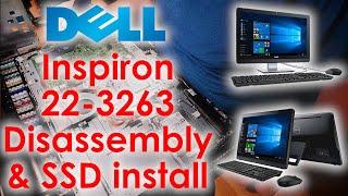 How to Open a Dell Inspiron 3477 AIO to replace Hard Drive [upl. by Tiffie]