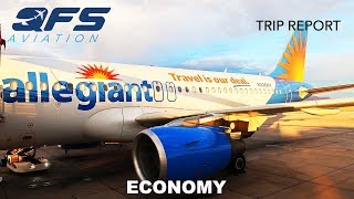 TRIP REPORT  Allegiant Air  A319  PhoenixMesa AZA to Las Vegas LAS  Economy [upl. by Pawsner]