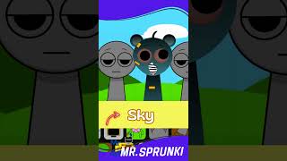 Sky is the tenth character and fifth effect in the Incredibox Mod Sprunki sprunki [upl. by Okir674]