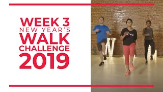 New Years Walk Challenge 2019  Week 3  Walk at Home [upl. by Kentiggerma]