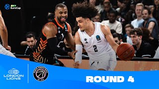 London LionsParis Basketball  Round 4 Highlights  202324 BKT EuroCup [upl. by Liagaba]