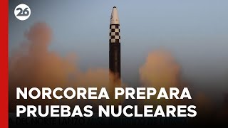 Surcorea indica que Norcorea prepara pruebas nucleares y de misil intercontinental  26Global [upl. by Asatan]