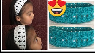 CROCHETDiadema Para Niña Fácil y Bonita [upl. by Alicul]