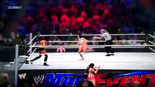 WWE 2K14 Nikki Bella Vs Alicia Fox [upl. by Ahtiekal]