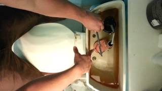 How To ChangeRepair Your Toilet Flush Handle Kohler [upl. by Lewanna]