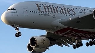 ✈️🛬100 CLOSE UP BIG PLANE LANDINGS 🛬IN 💯 MINUTESPLANE SPOTTING AT LONDON HEATHROW AIRPORT [upl. by Einohpets]