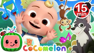 15 MIN LOOP  Animal Dance 🐱🎶  Dance Party  CoComelon Nursery Rhymes amp Kids Songs [upl. by Most]