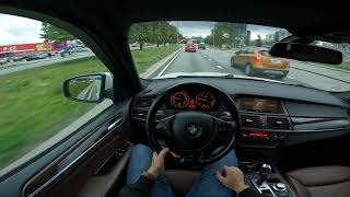 POV DRIVE BMW X5 E70 2008 30D 173KW [upl. by Olivie]