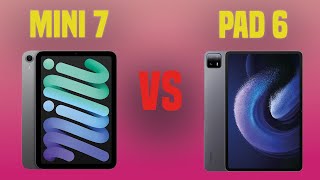 iPad Mini 7 vs Xiaomi Pad 6  Full Specs Compare Tablets [upl. by Stefanie]