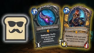 7 NEW HEARTHSTONE INTERACTIONS Kingsbane Lynessa Sunsorrow  Kobolds and Catacombs [upl. by Norahc]