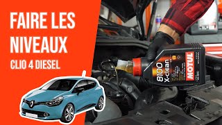 Faire ses niveaux Clio 4 15 dCi 📏 [upl. by Bysshe]