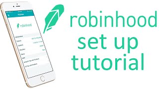 Robinhood App  Set Up Tutorial for Robinhood Get A Free Stock [upl. by Akeyla]