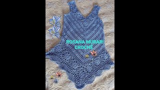 SAÍDA DE PRAIA LAVANDA LIDA E FÁCIL DE FAZER croche crochet saidadepraia crocheting handmade [upl. by Aynna]