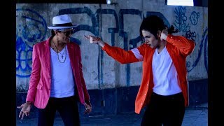 Michael Jackson Dancing With Bruno Mars Watch this video Impersonators [upl. by Aniehs]