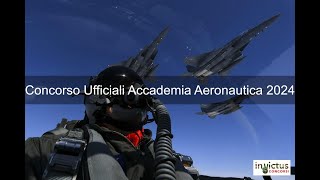 Concorso 130 Allievi Ufficiali Accademia Aeronautica Militare 2024 [upl. by Spike42]