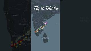 Travel to Dhaka India  Bangaladesh fly flighttravel flyingtrips Dhaka indiato dhaka [upl. by Neyut]