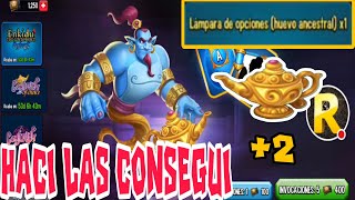 CONSEGUIMOS 2 LAMPARAS MAGICAS de HUEVO ANCESTRAL como funcionan Monster Legends [upl. by Marchelle958]