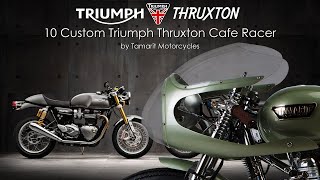 Top 10 Triumph Thruxton Cafe Racer [upl. by Lilla62]