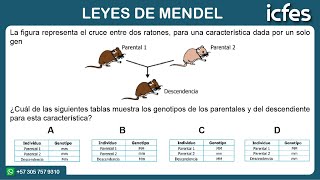 📚 ICFES 2024  Ciencias Naturales Leyes de Mendel [upl. by Nicolais]