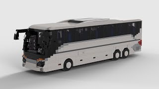 LEGO Setra Comfort Class S516 HD MOC  Free Instruction [upl. by Notniw707]