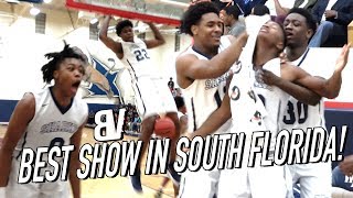 BEST HOOP SHOW In South Florida Scottie Barnes amp Vernon Carey GO CRAZY w Dunks vs Westminister [upl. by Fidelia]