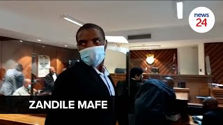 WATCH  Parliament fire Media granted permission to report and film Zandile Mafes bail application [upl. by Reave]