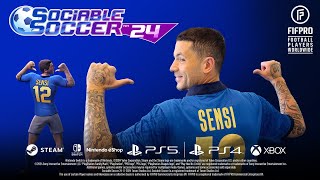 Sociable Soccer 24  Switch Launch Trailer [upl. by Pearline248]