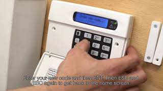 How to change Menvier alarm code  TS700 TS900 [upl. by Connett683]