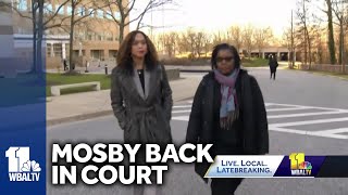 Mosby returns to federal court ahead of second trial [upl. by Gilmour]