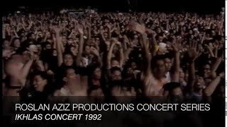 IKHLAS CONCERT 1992  Telaga by ZAINAL ABIDIN [upl. by Nodnarg]