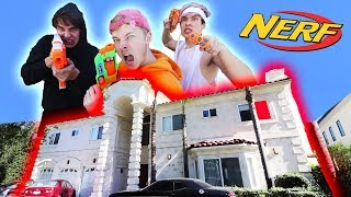 NERF Fortnite in a MANSION  Hunger Games  Sam Golbach [upl. by Aennil]