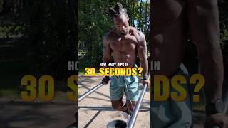 How Many DIPS in 30 SECONDS 🚀 shorts dips workout calisthenics [upl. by Namaan]