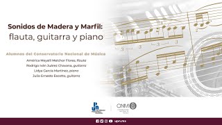 Sonidos de Madera y Marfil Flauta Guitarra y Piano [upl. by Odlo302]