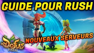 GUIDE POUR RUSH LES NOUVEAUX SERVEUR DOFUS TOUCH XP KAMAS [upl. by Ogilvy923]