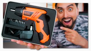 Unboxing El Atornillador Inalambrico Black Decker 48V [upl. by Beret]