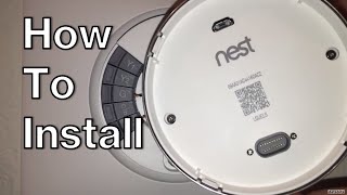 Unboxing How to install Nest 3rd Gen Smart Learning Thermostat [upl. by Etnovad711]