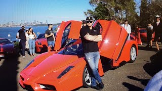 Epic Exotic car meet 2021 in Australia Vaucluse Rare cars Porsches Ferraris Lambos Euro JDM [upl. by Nawuq164]