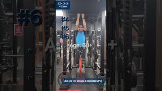 Chin Up For Biceps 8 RepsNewPB Daily SHORT Strength Training motivation Chinup 2024 09 05 [upl. by Karp706]