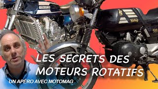 Les secrets des moteurs rotatifs moto  Un Apéro avec Moto Magazine [upl. by Nnyleuqaj745]