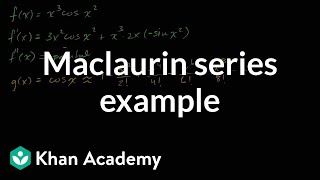 Worked example power series from cosx  Series  AP Calculus BC  Khan Academy [upl. by Nylzzaj679]