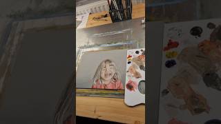 Darf ich vorstellen acrylicpainting portrait shorts [upl. by Juliette]